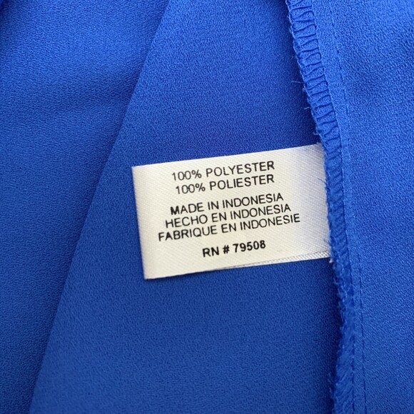 Violet + Claire Women's Top Small Blue V-Neck Sleeveless - Picture 7 of 8